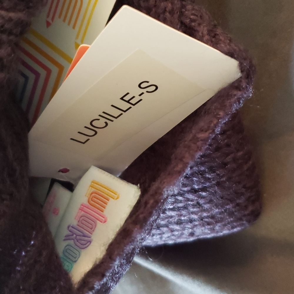 Solid Navy Blue Sweater - image 3